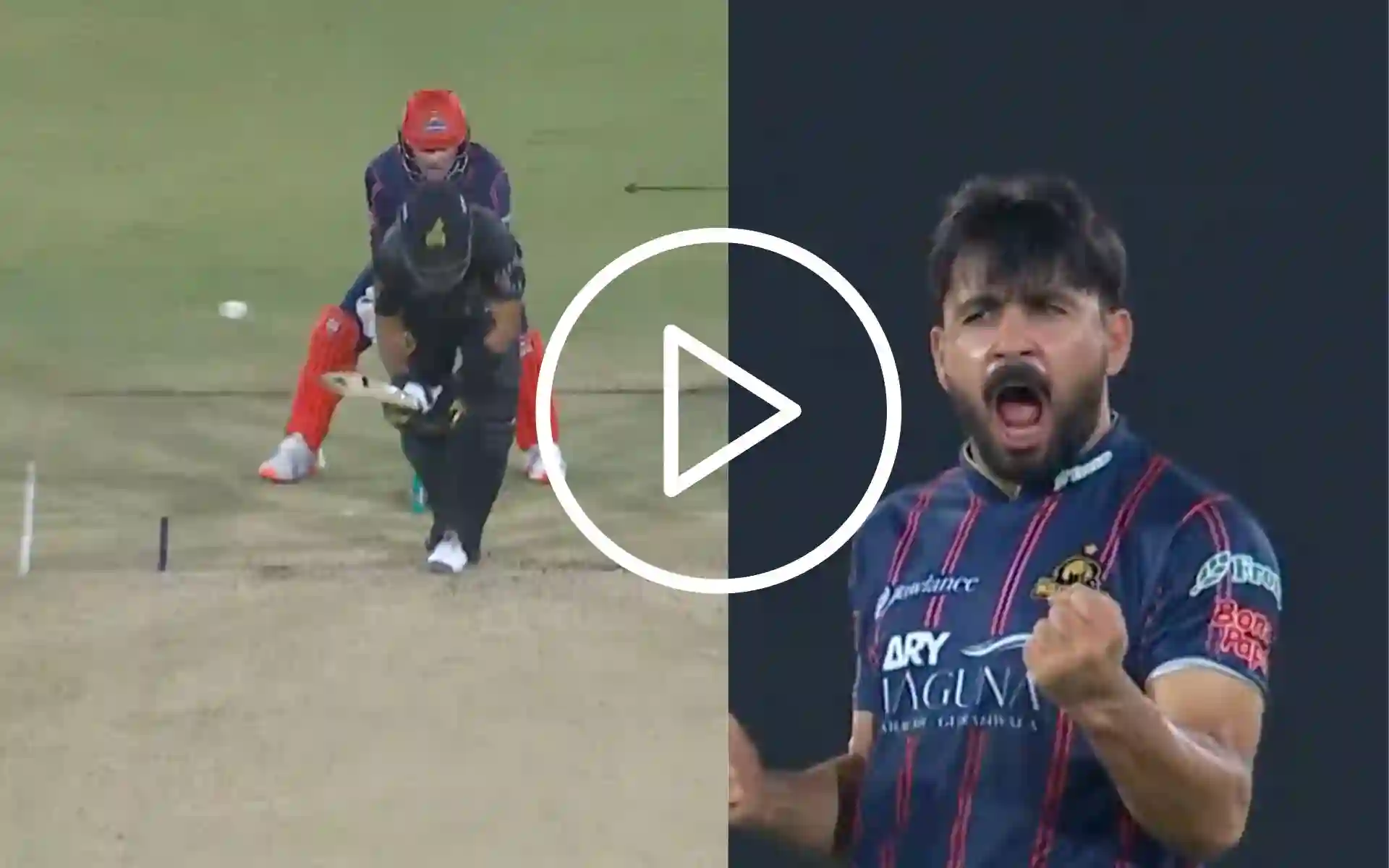 [Watch] Babar Azam's Pain-Staking Innings Ends; Khushdil Shah's Magic Ball Does The Trick